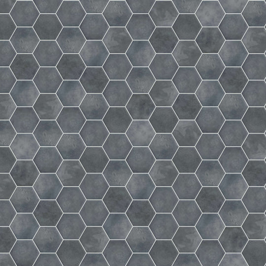 CHROMATILE 6X7 HEX in Indigo