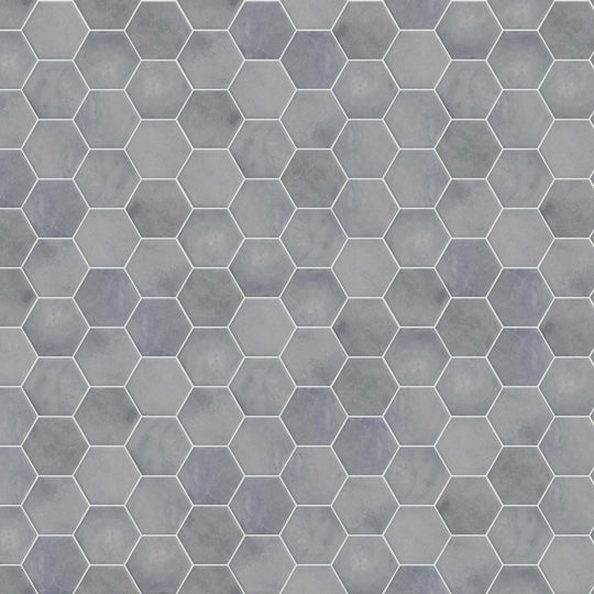 CHROMATILE 6X7 HEX in Powder Blue