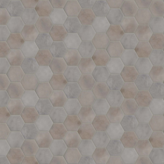 CHROMATILE 6X7 HEX in Ashen