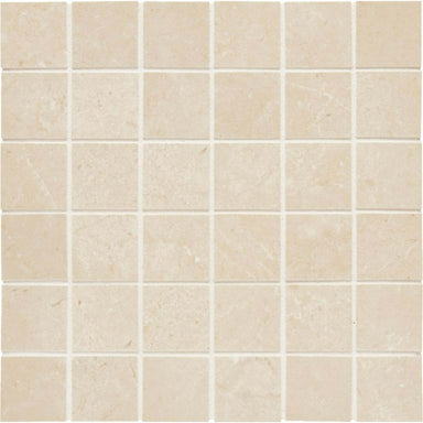 Themar in Crema Marfil Mosaic Tile