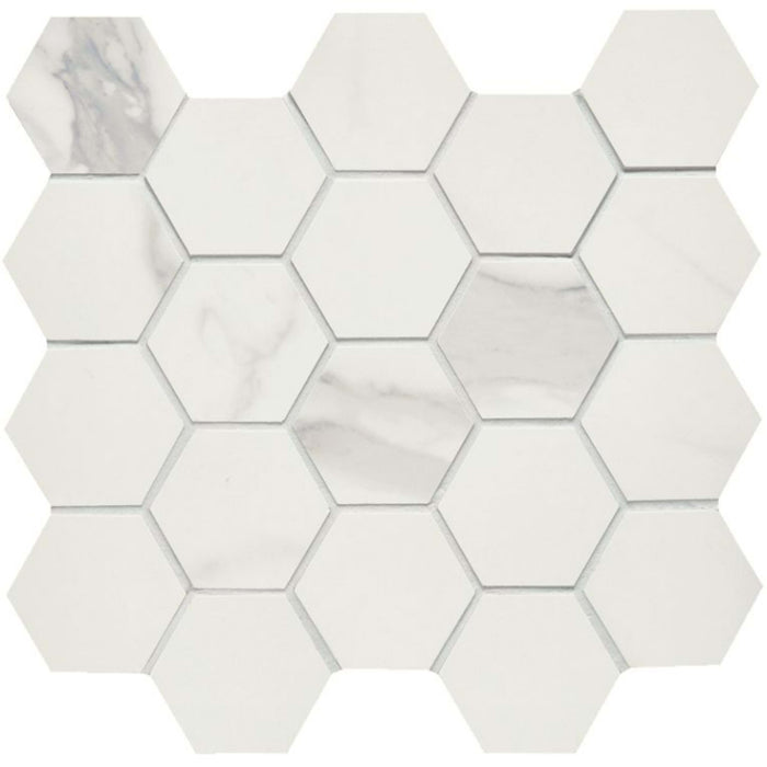 Themar in Statuario V Hex Tile