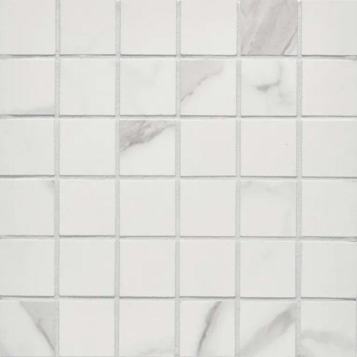 Themar in Statuario V Mosaic Tile