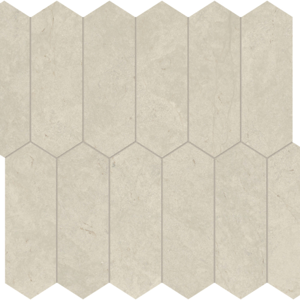 Tierra Halo in Picket Mosaic Honed Natural Stone