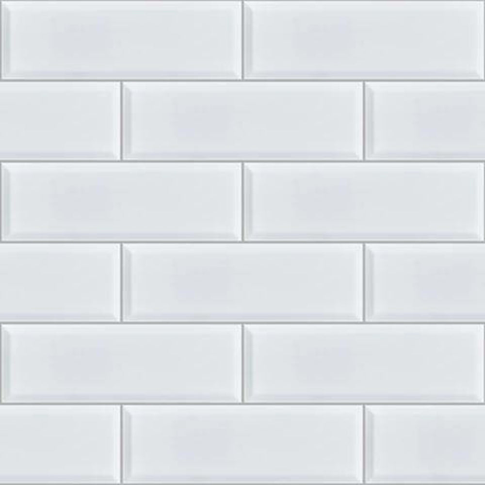 BAKER BLVD 4X12 BEVELED in White Tile