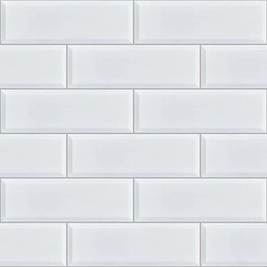 BAKER BLVD 4X12 BEVELED in White Tile