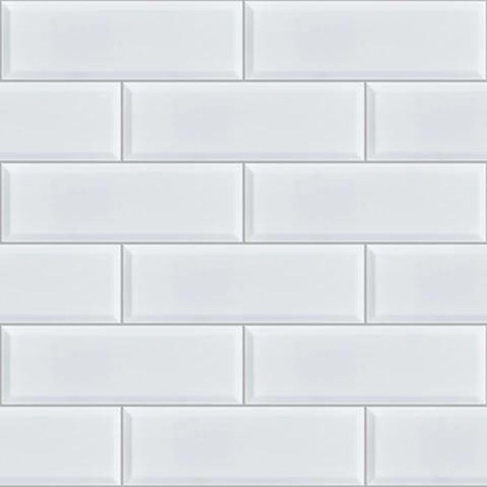 BAKER BLVD 4X12 BEVELED in White Tile