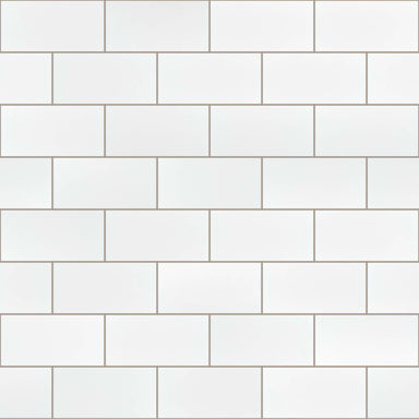 BAKER BLVD 3X6 MATTE in White Tile