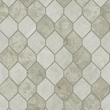DEL RAY STRETCH HEXAGON MOSAIC in Thala Gray  Tile