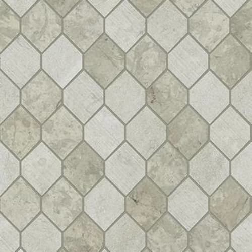 DEL RAY STRETCH HEXAGON MOSAIC in Thala Gray  Tile