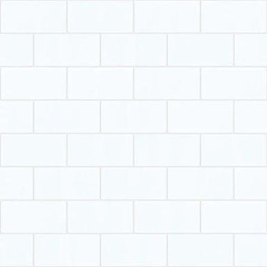BAKER BLVD 3X6 GLOSS in White Tile