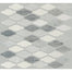 ESTATE ORNAMENT MOSAIC in Bianco C Blue G  Tile