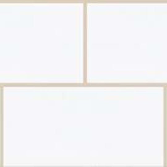 BAKER BLVD 3X6 BEVELED in White