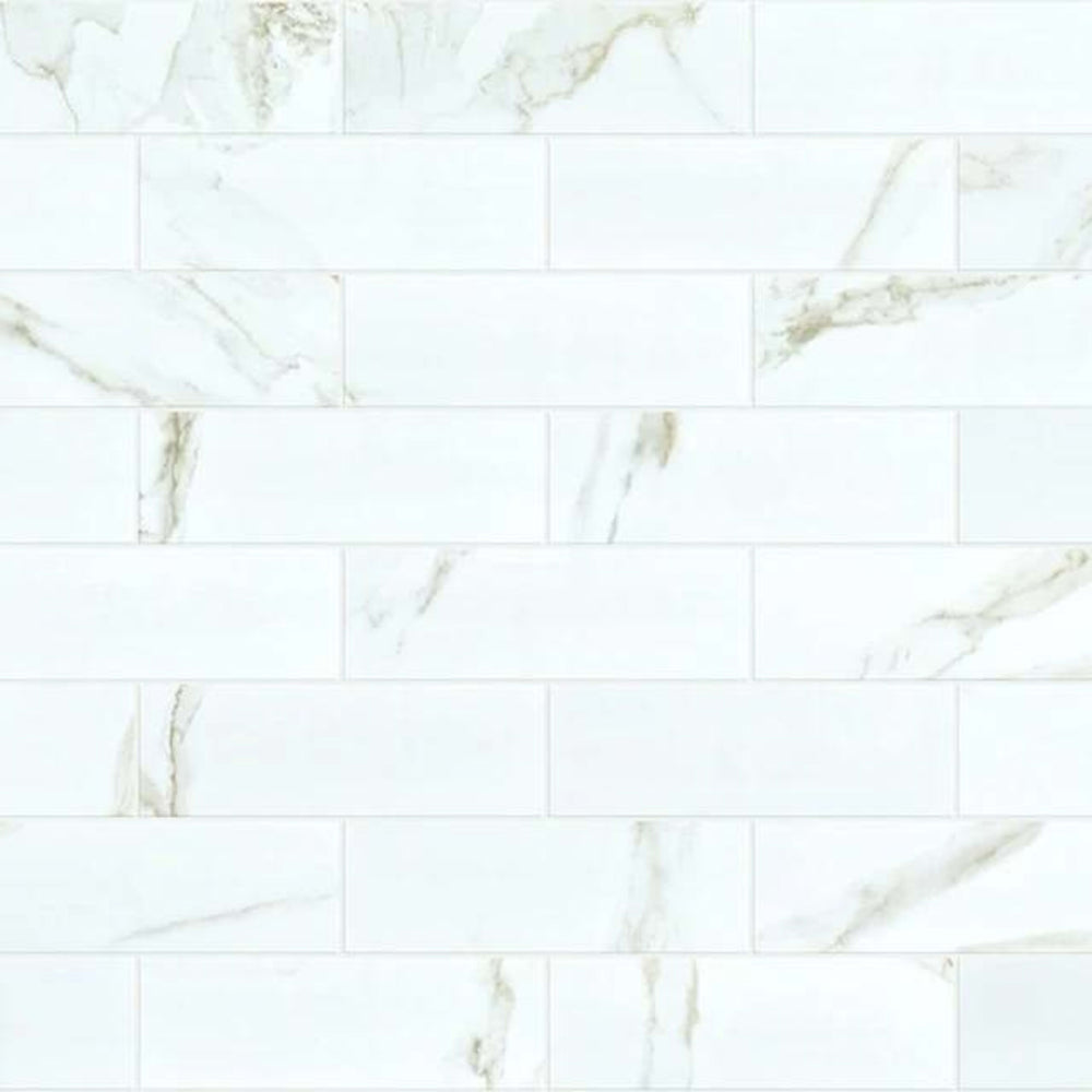 STONEHENGE 4X12 POLISH in Calacatta Oro Tile