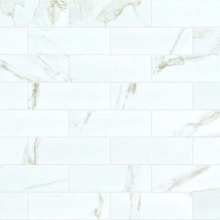 STONEHENGE 4X12 POLISH in Calacatta Oro Tile