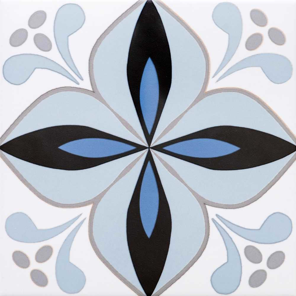 Malvarrosa in Marino Tile