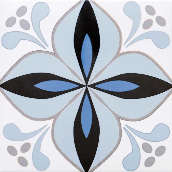 Malvarrosa in Marino Tile