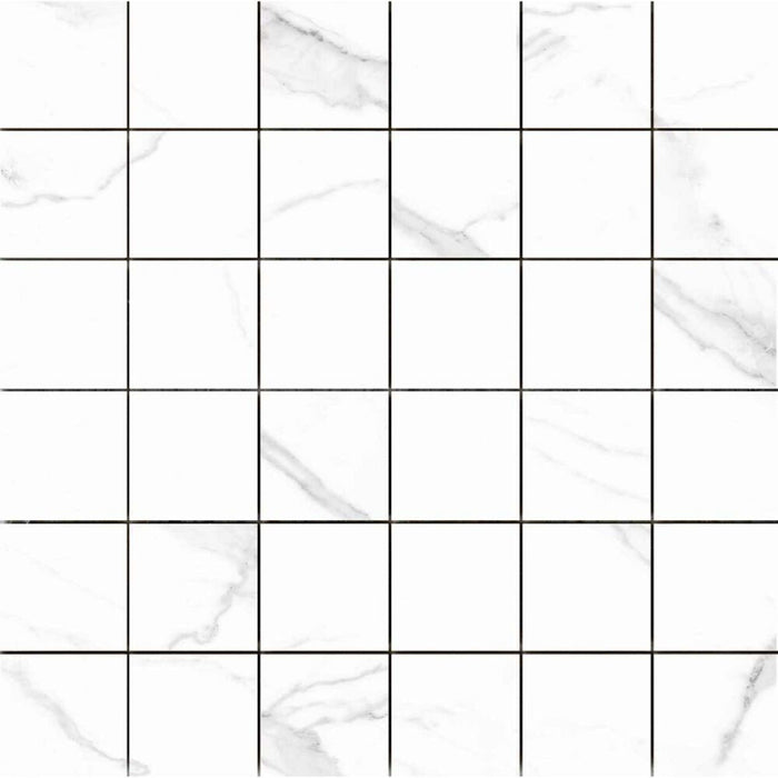 Naos in White 2x2 Tile