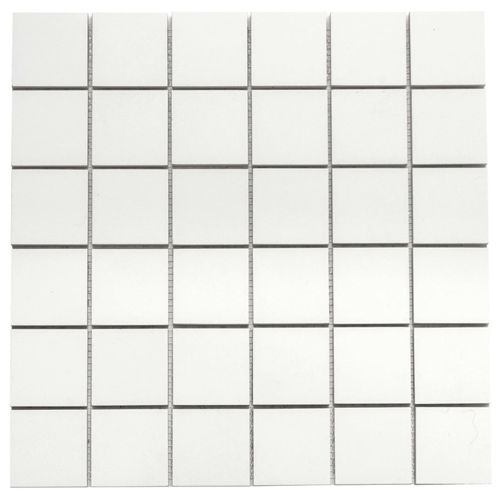 Prexious Silk in White Mosaic Tile