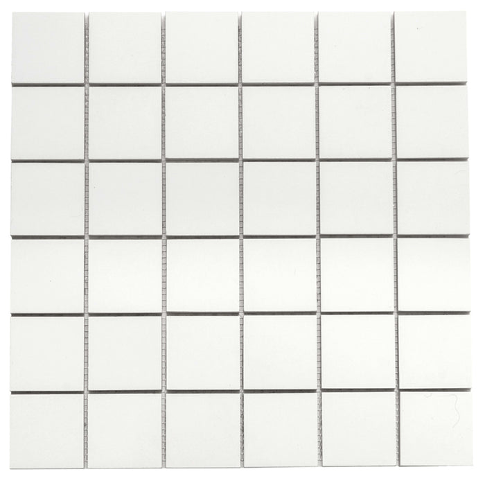 Prexious Silk in White Mosaic Tile