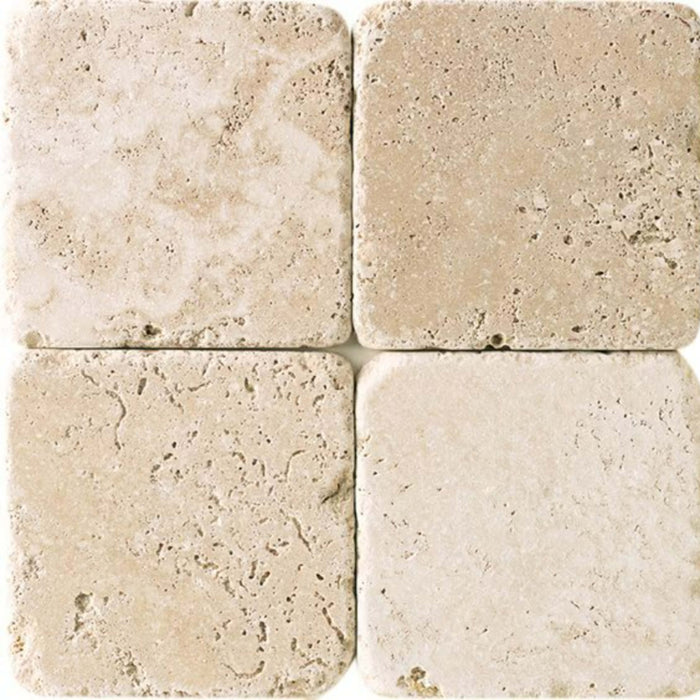 Travertine in Mediterr Ivory-16x16 Natural Stone