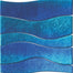 Terra Bella in Blue Aqua Wave Glass Tile
