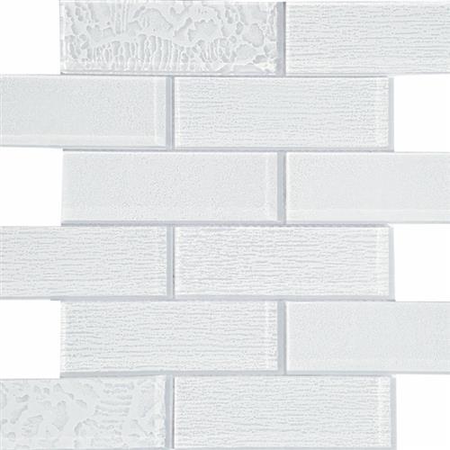 Terra Bella in White Glass Tile