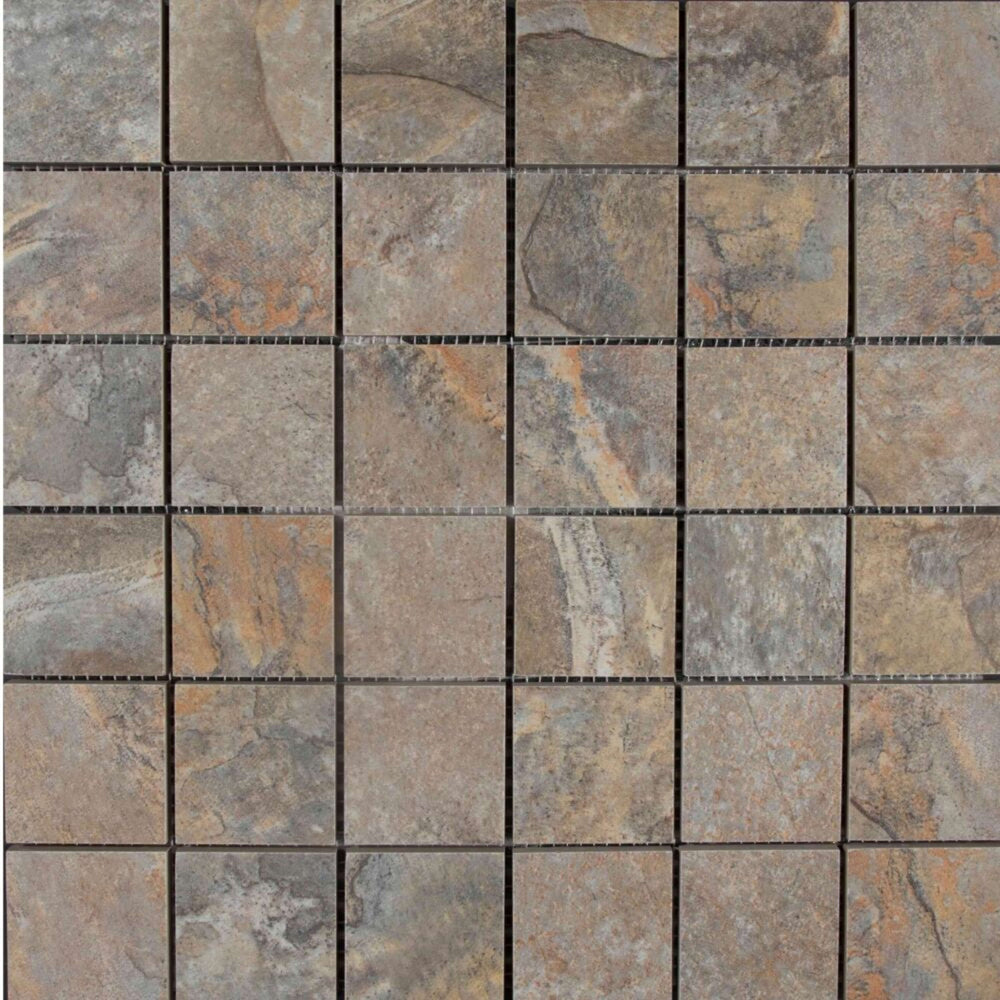 Romina in Grey Mosaic Tile