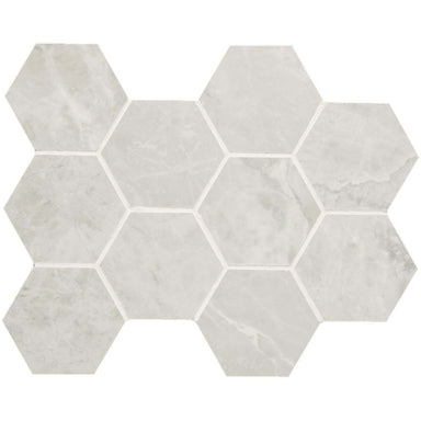 Tru Marmi in Silver Hex Tile