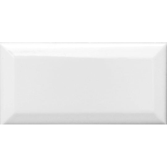 Simply Brilliant in White 3x6 Beveled