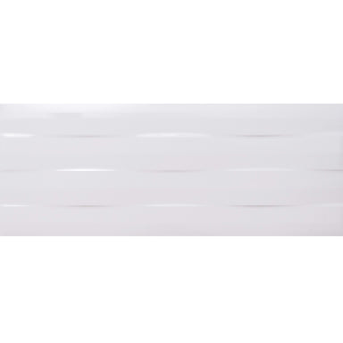 Simply Brilliant in White 8x20 Relief Tile