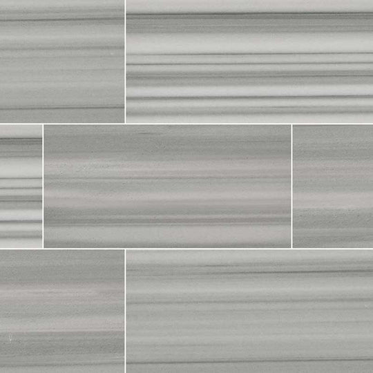 Marmara White in Gray-Light 12x24