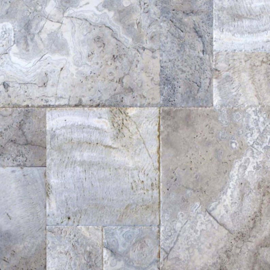 Silver Travertine in Gray-Light Hu