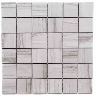 Verse in Graphite Mosaic Tile