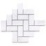 Vivaldi in White Mosaic Tile