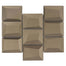 Monet Magic in Champagne Blocks Glass Tile