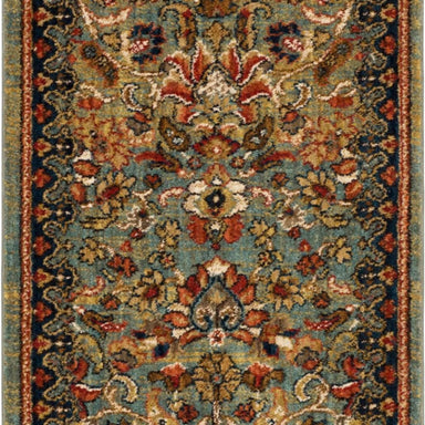 Tigris Aquamarine in Aquamarine Area Rugs