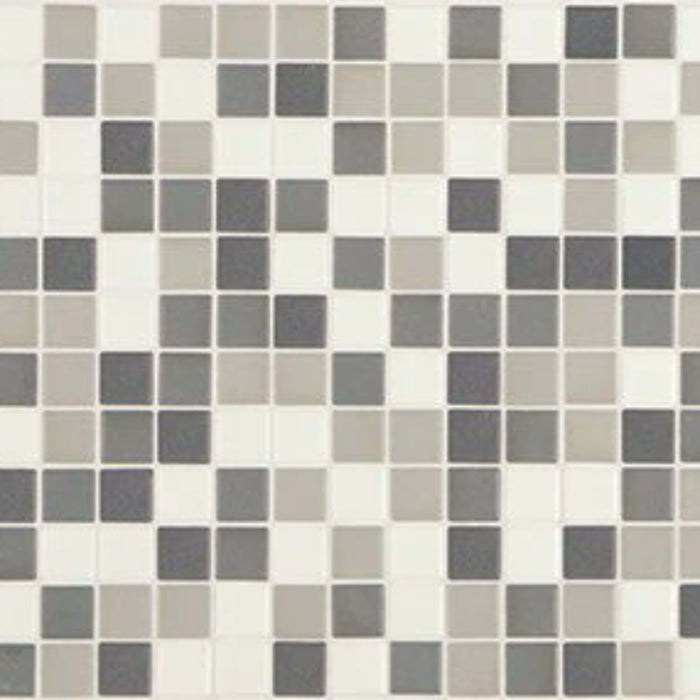 Unglazed Mosaics in Snow Leopard Tile