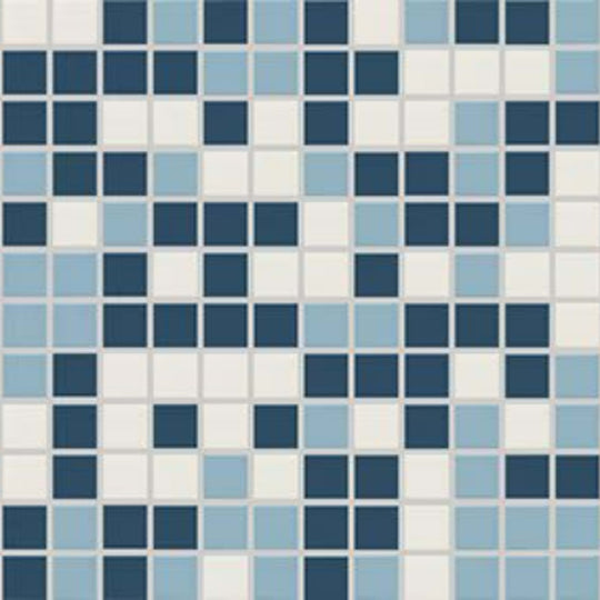 Unglazed Mosaics in Tranquility Blend