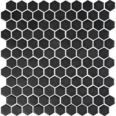 Uptown Glass in Matte Ebony Glass Tile