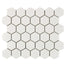 Urban Textures in White 2" Hexagon Tile