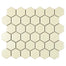 Urban Textures in Ivory 2" Hexagon Tile