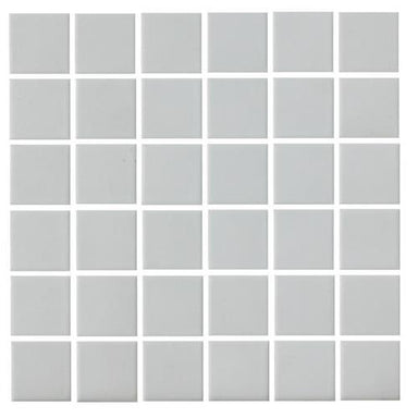 Urban Textures Mosaics in Cool Gray Matte - Square Tile