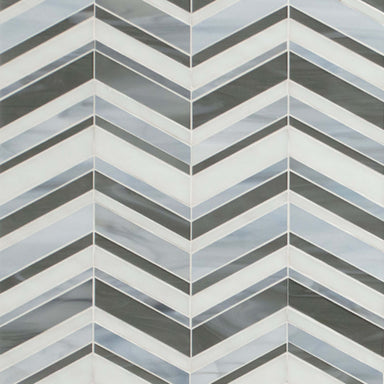 Urban Wave in Lapis Glass Tile