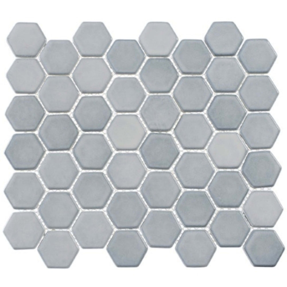 Greenwich Collection Hex in Urbanite (Hex) Glass Tile