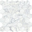 Virtue Bianco in Hexagon Mosaic Honed Natural Stone