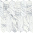 Virtue Bianco in Picket Mosaic Honed Natural Stone