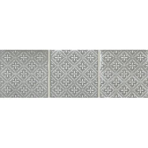 Vintage Metals in Whitewash Titanium - Flower