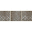 Vintage Metals in Whitewash Classic Bronze - Flower Metal Tile