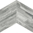 Volcana Notte in Chevron Mosaic Honed Natural Stone