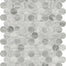 Volcana Notte in Penny Round Mosaic Honed Natural Stone